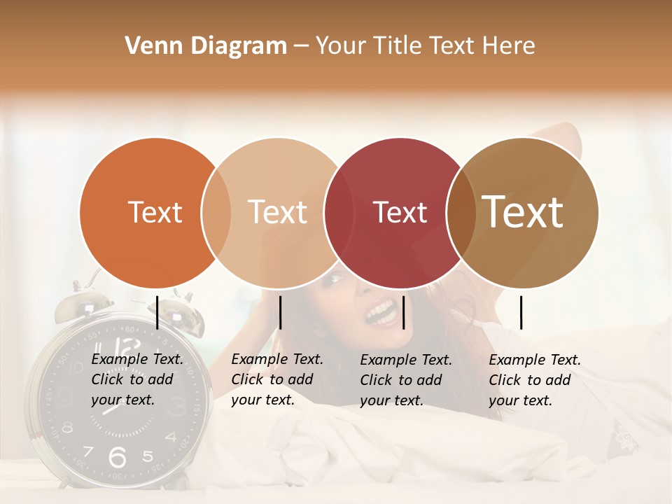 Lying Pillow Waiting PowerPoint Template