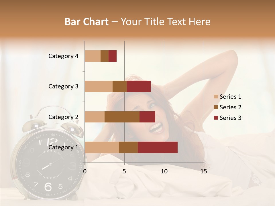 Lying Pillow Waiting PowerPoint Template