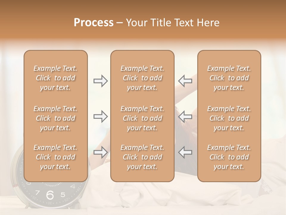 Lying Pillow Waiting PowerPoint Template
