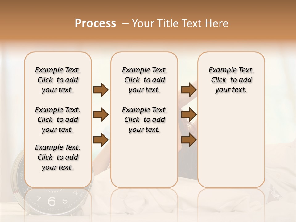 Lying Pillow Waiting PowerPoint Template