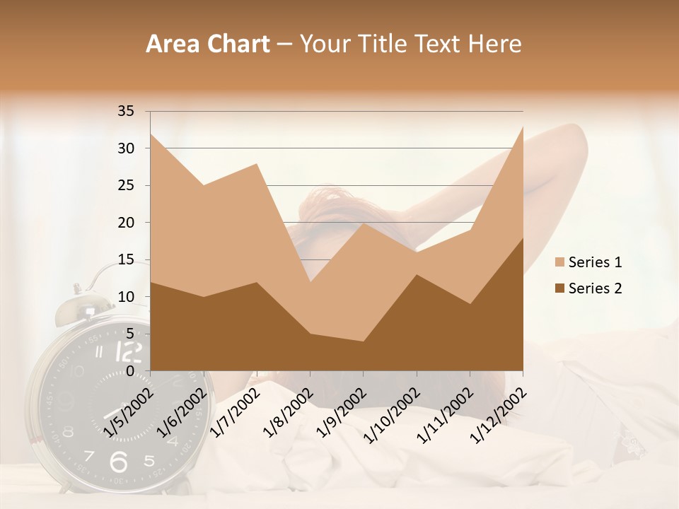 Lying Pillow Waiting PowerPoint Template