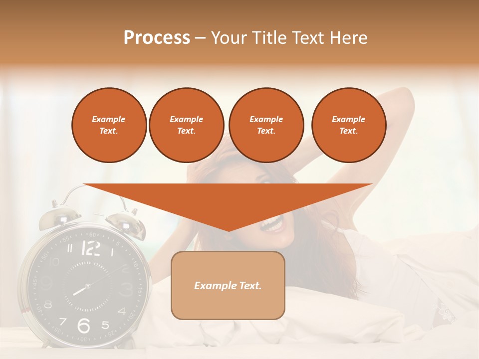 Lying Pillow Waiting PowerPoint Template