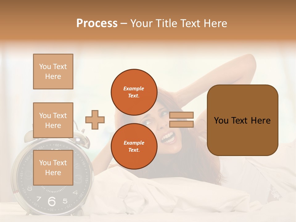 Lying Pillow Waiting PowerPoint Template