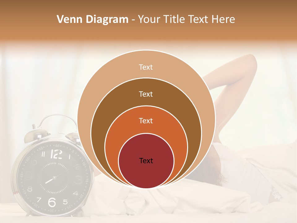 Lying Pillow Waiting PowerPoint Template