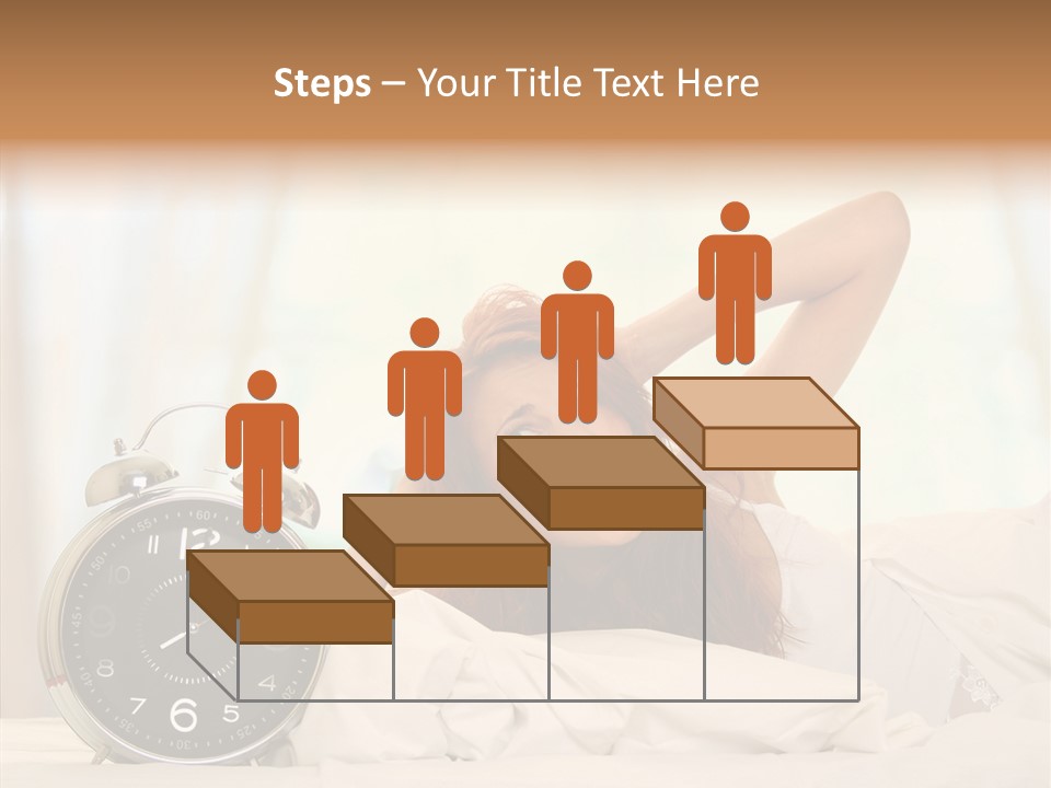 Lying Pillow Waiting PowerPoint Template