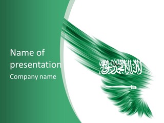 Arabian Middle Symbol PowerPoint Template