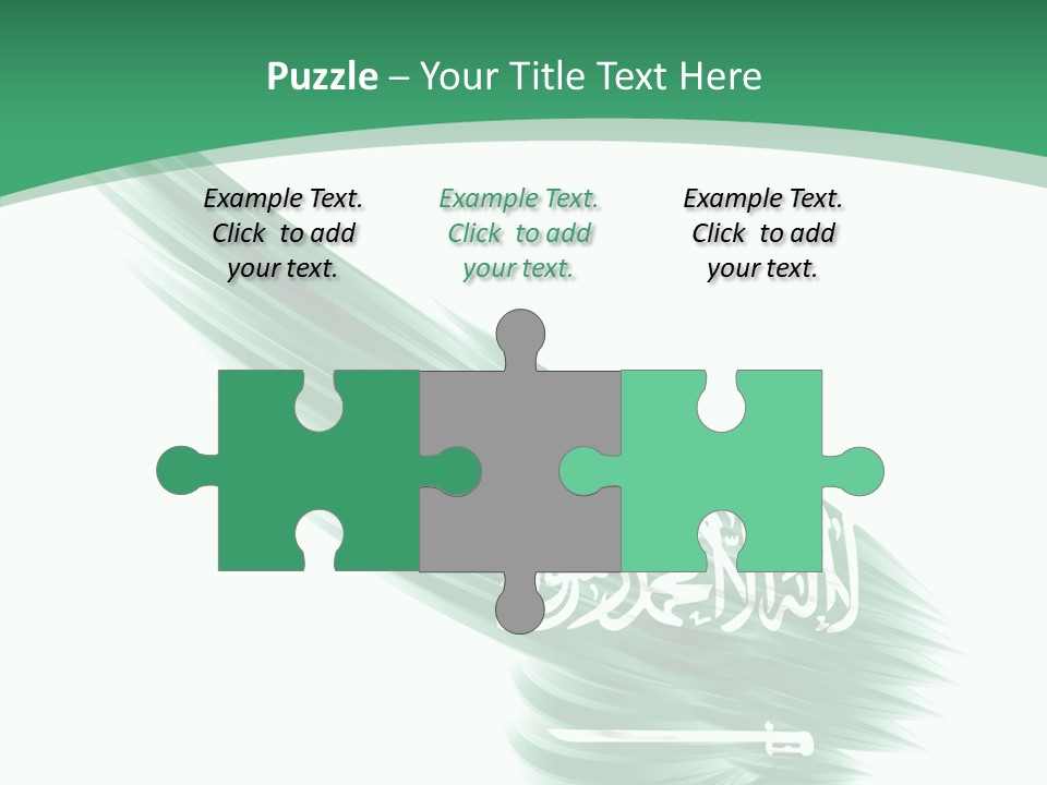 Arabian Middle Symbol PowerPoint Template