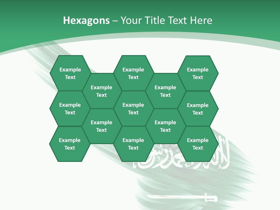 Arabian Middle Symbol PowerPoint Template