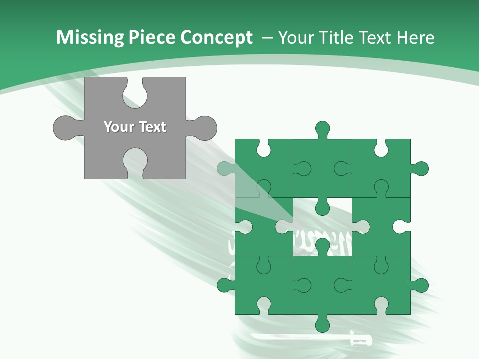 Arabian Middle Symbol PowerPoint Template