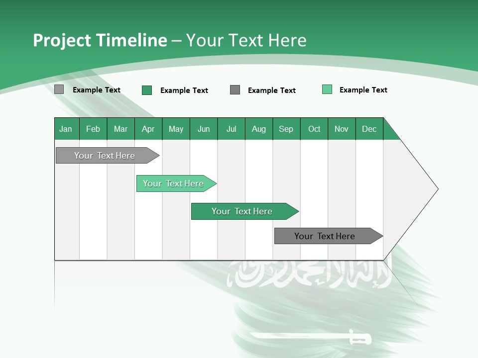 Arabian Middle Symbol PowerPoint Template