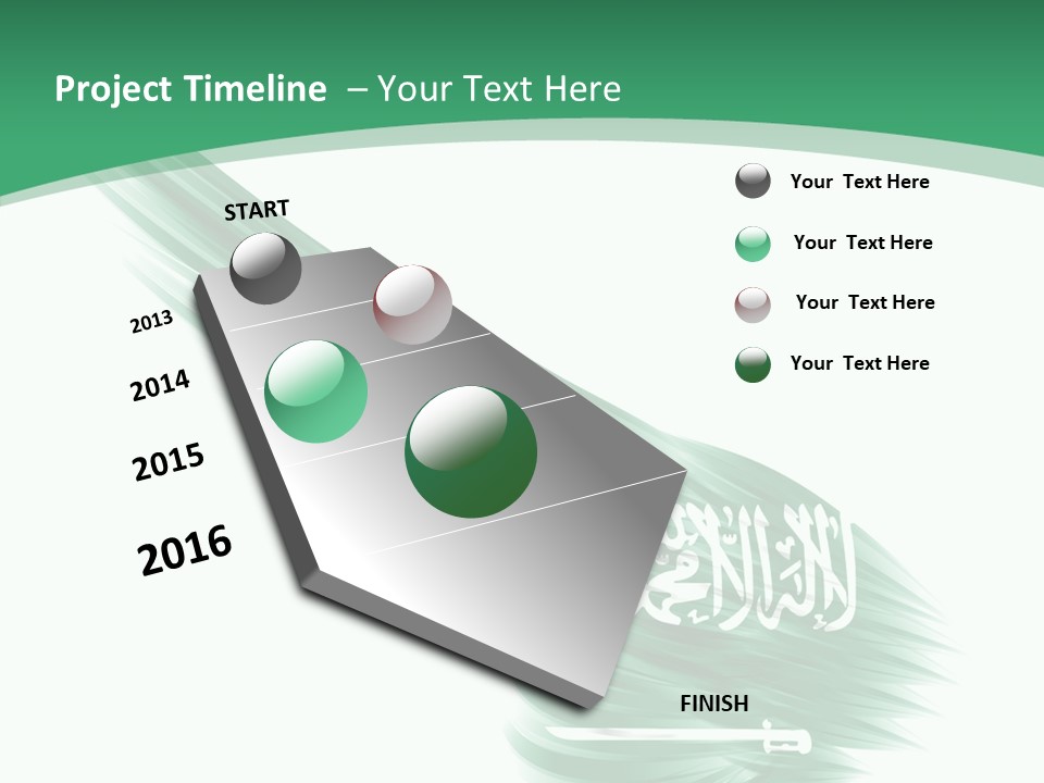 Arabian Middle Symbol PowerPoint Template