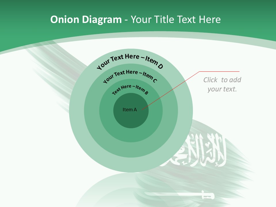 Arabian Middle Symbol PowerPoint Template