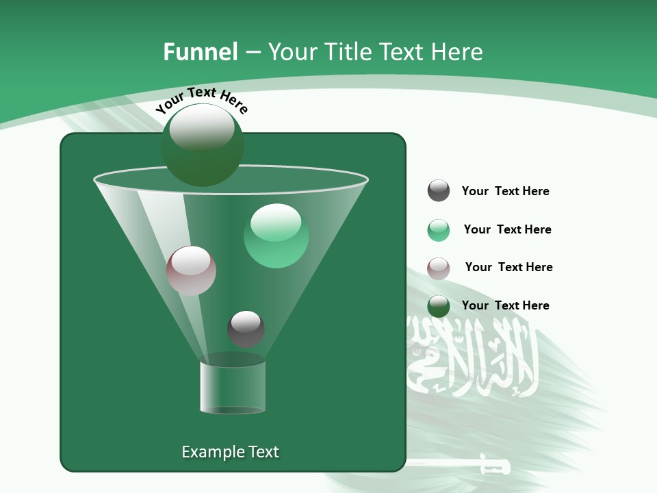 Arabian Middle Symbol PowerPoint Template
