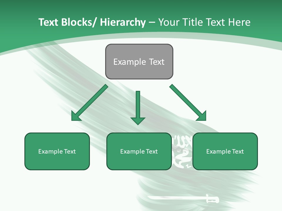 Arabian Middle Symbol PowerPoint Template