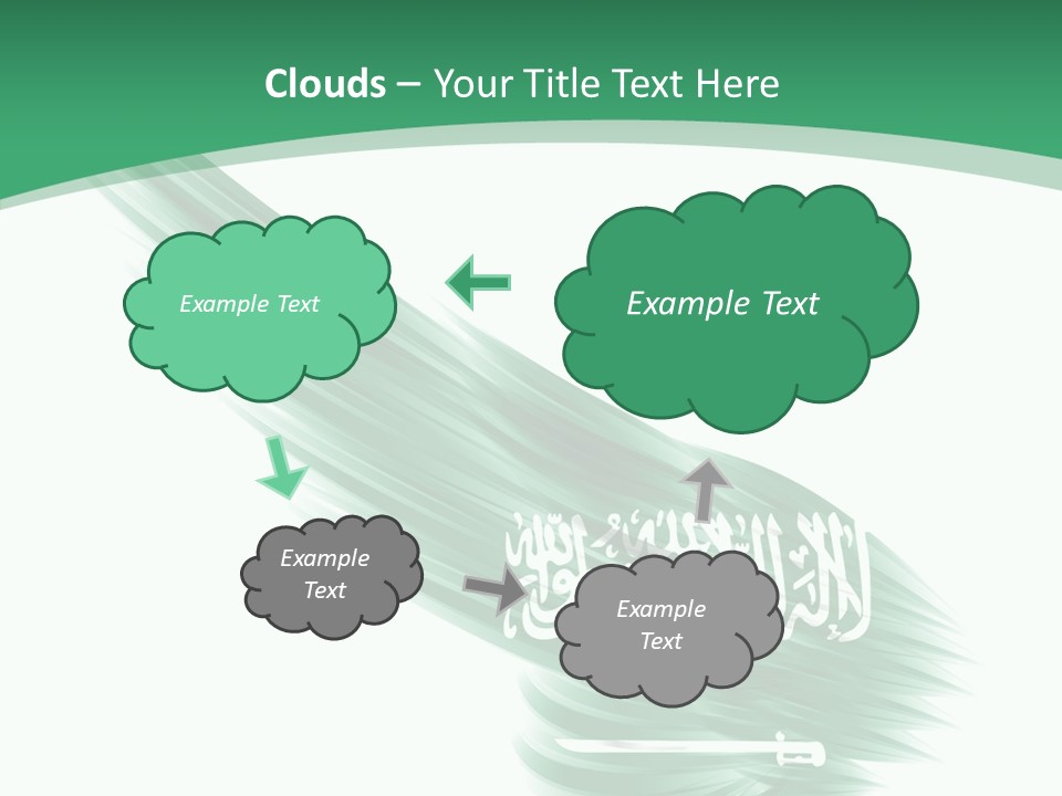 Arabian Middle Symbol PowerPoint Template