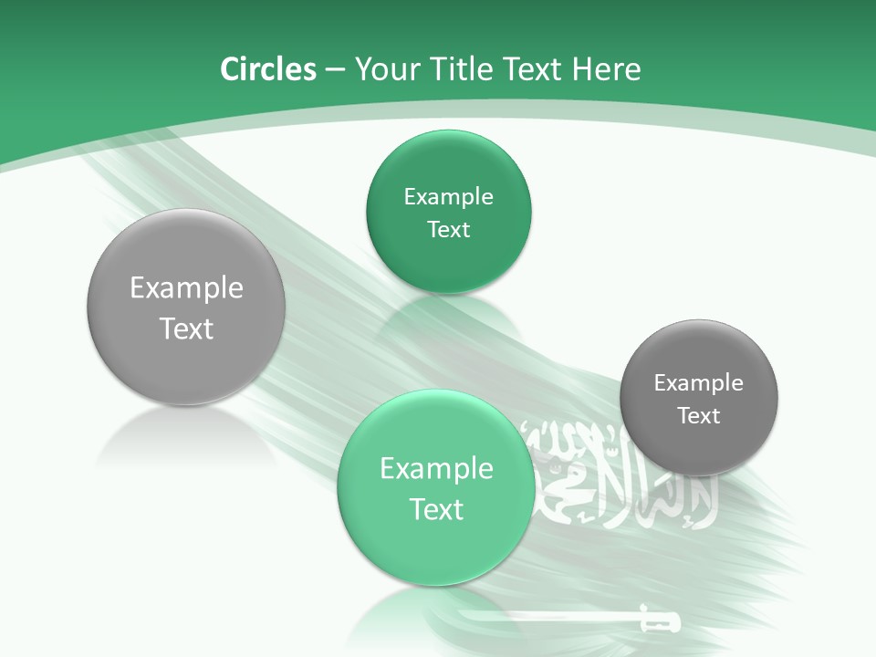 Arabian Middle Symbol PowerPoint Template