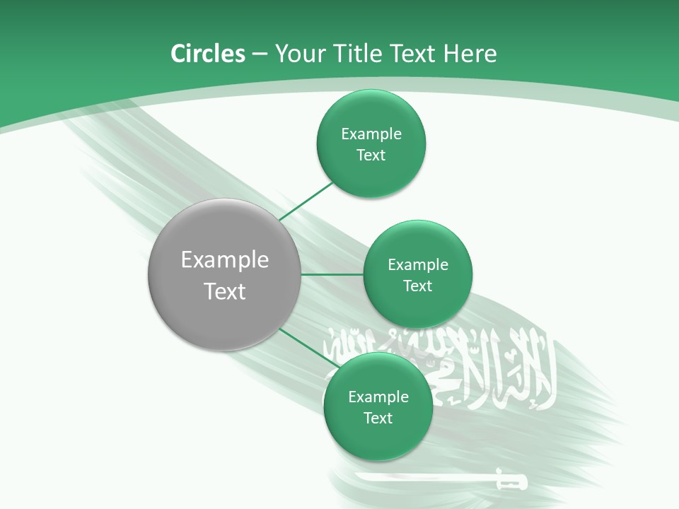Arabian Middle Symbol PowerPoint Template