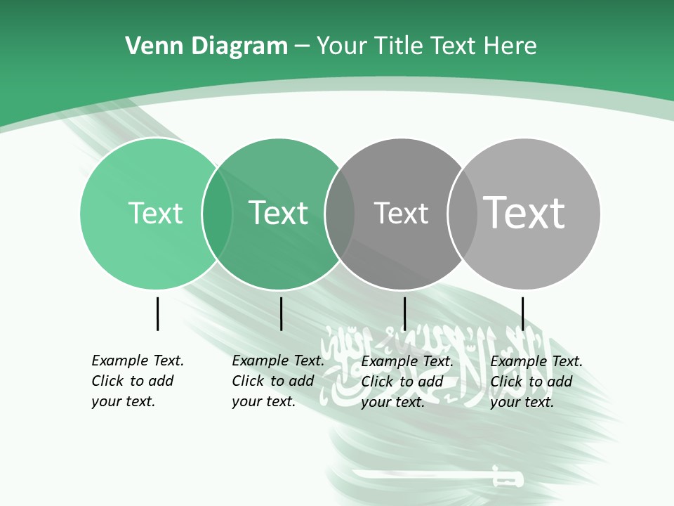 Arabian Middle Symbol PowerPoint Template