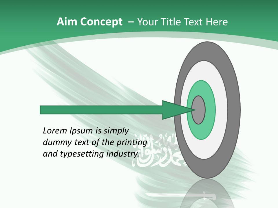 Arabian Middle Symbol PowerPoint Template