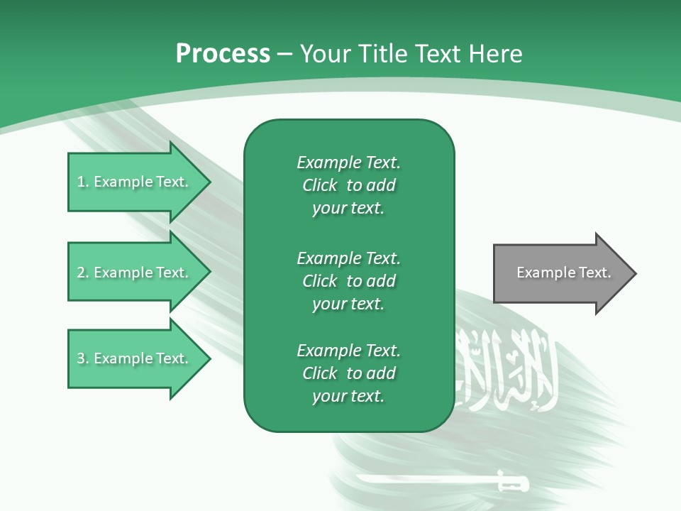 Arabian Middle Symbol PowerPoint Template