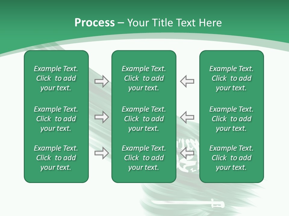 Arabian Middle Symbol PowerPoint Template