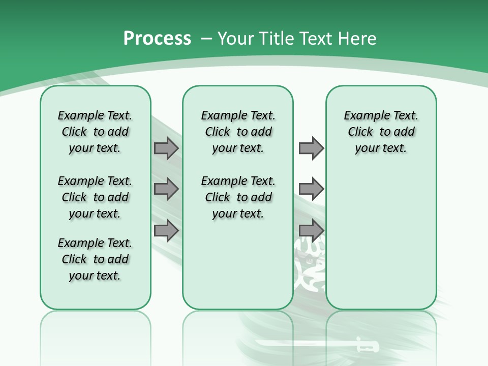 Arabian Middle Symbol PowerPoint Template
