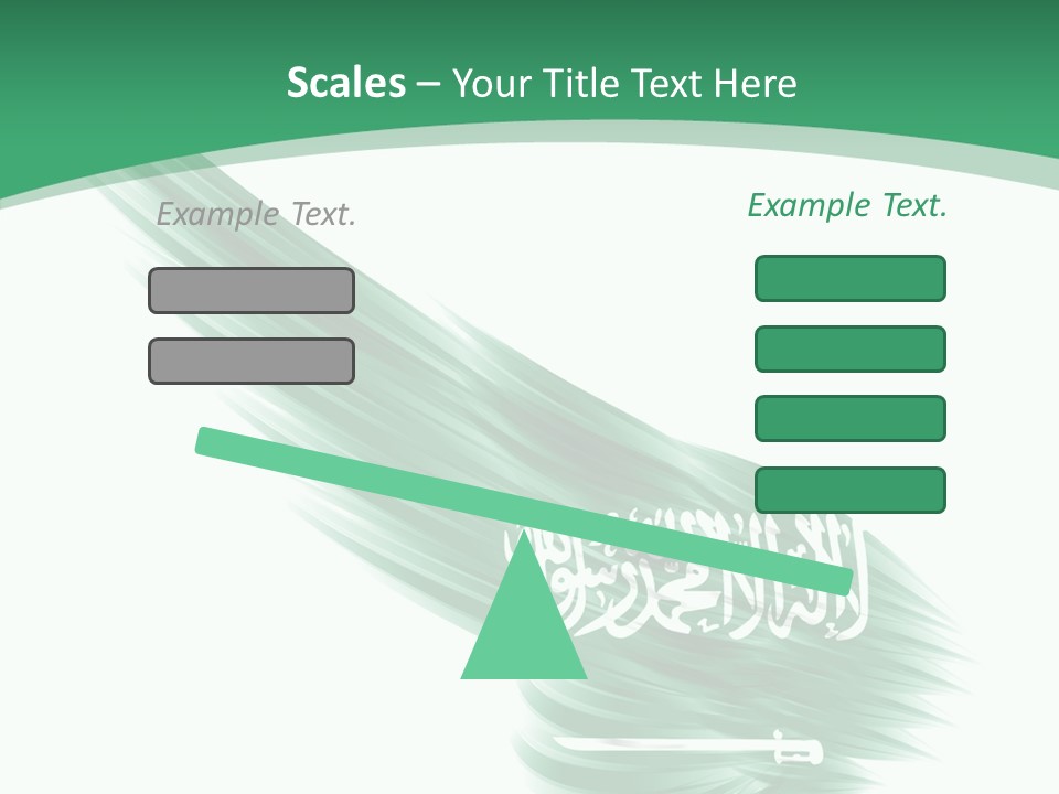 Arabian Middle Symbol PowerPoint Template