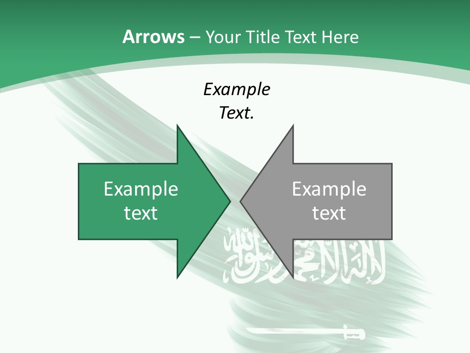 Arabian Middle Symbol PowerPoint Template
