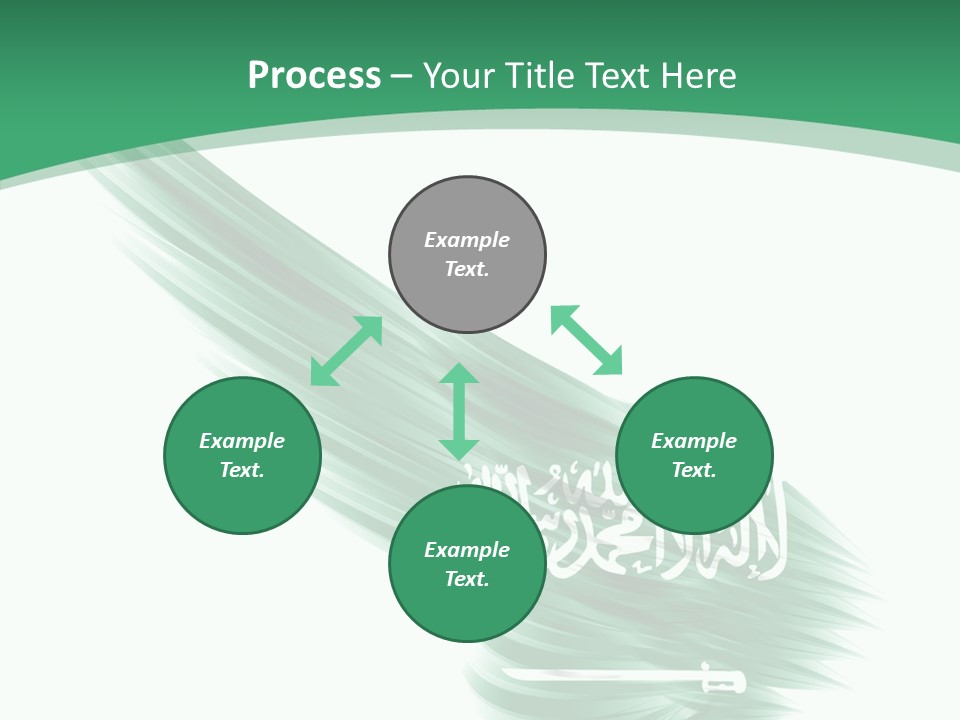 Arabian Middle Symbol PowerPoint Template