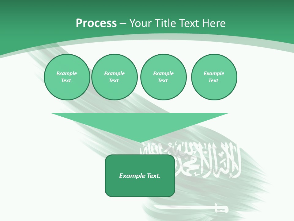 Arabian Middle Symbol PowerPoint Template