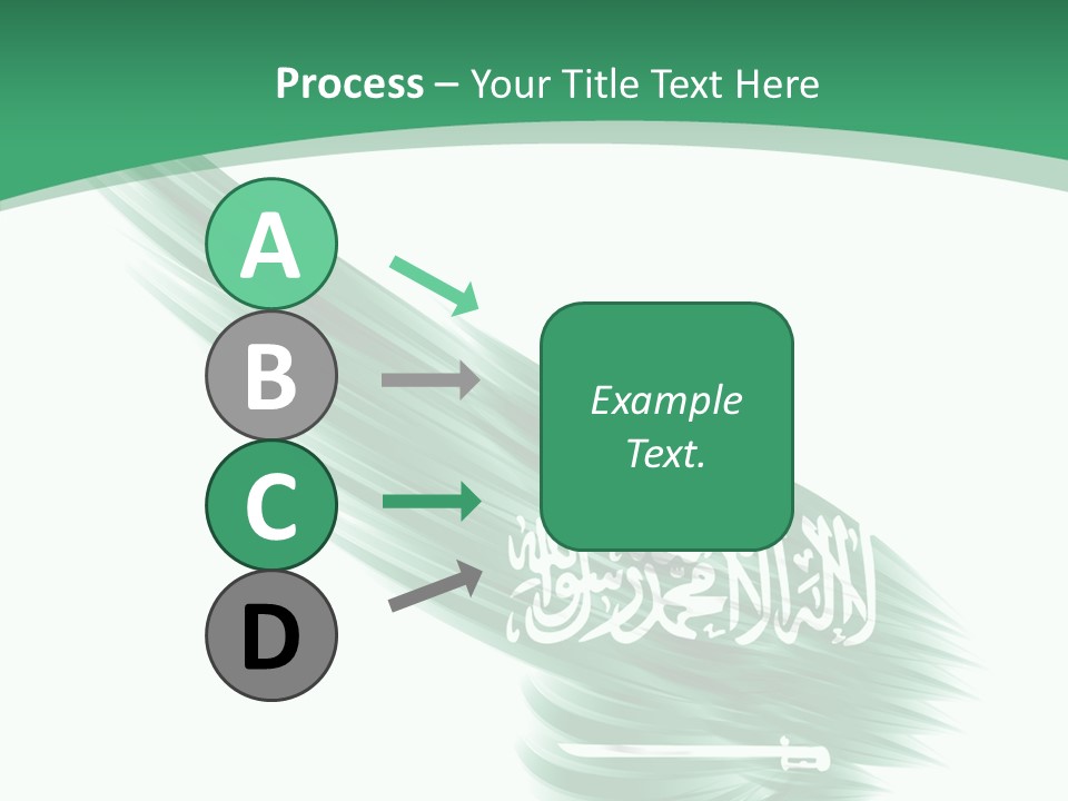 Arabian Middle Symbol PowerPoint Template