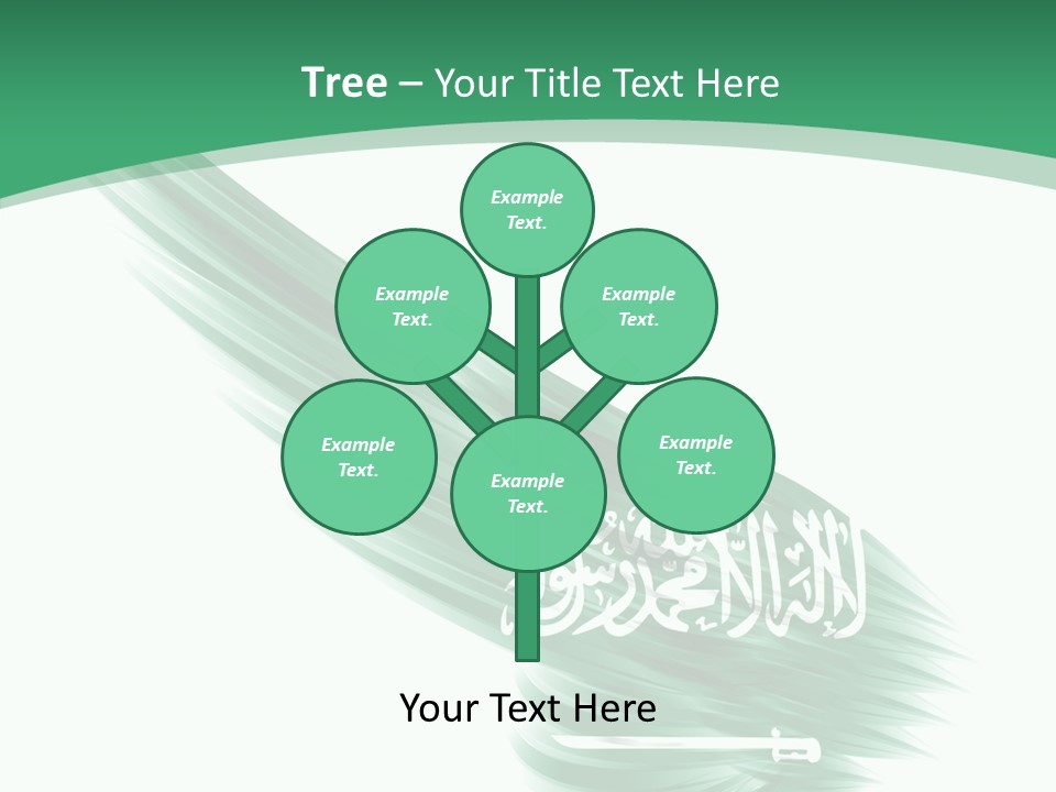 Arabian Middle Symbol PowerPoint Template