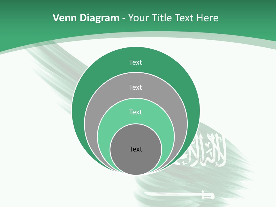 Arabian Middle Symbol PowerPoint Template