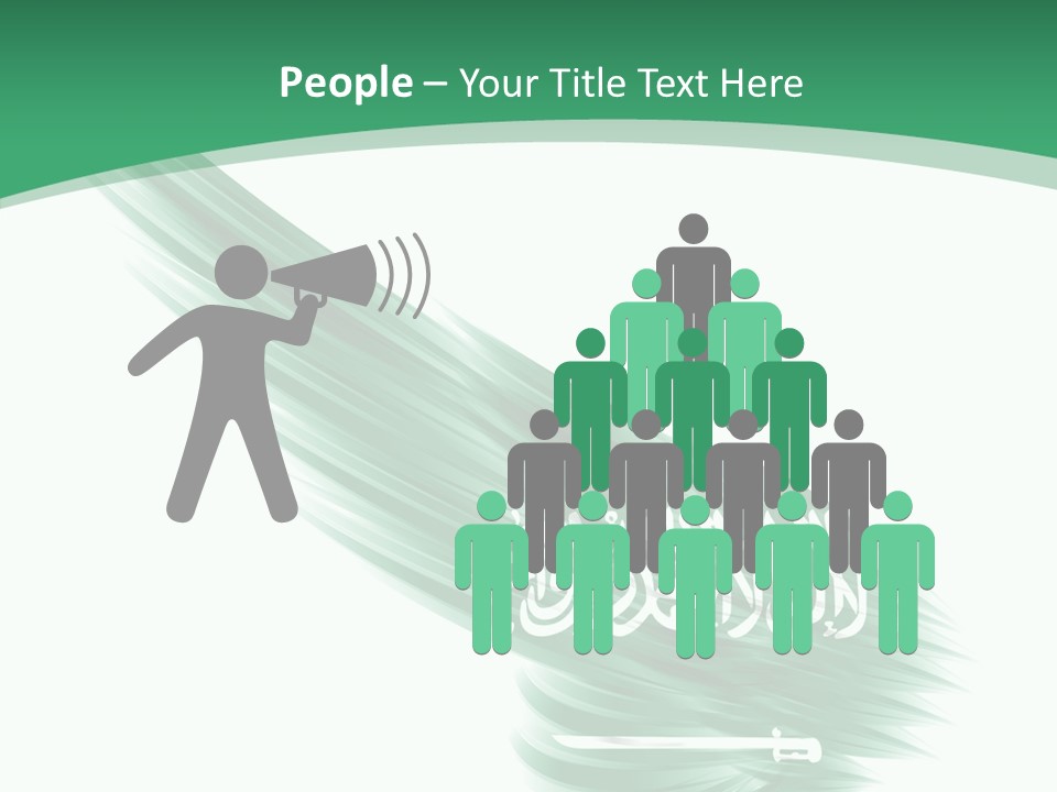 Arabian Middle Symbol PowerPoint Template