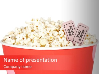 Corn Salty Theatre PowerPoint Template