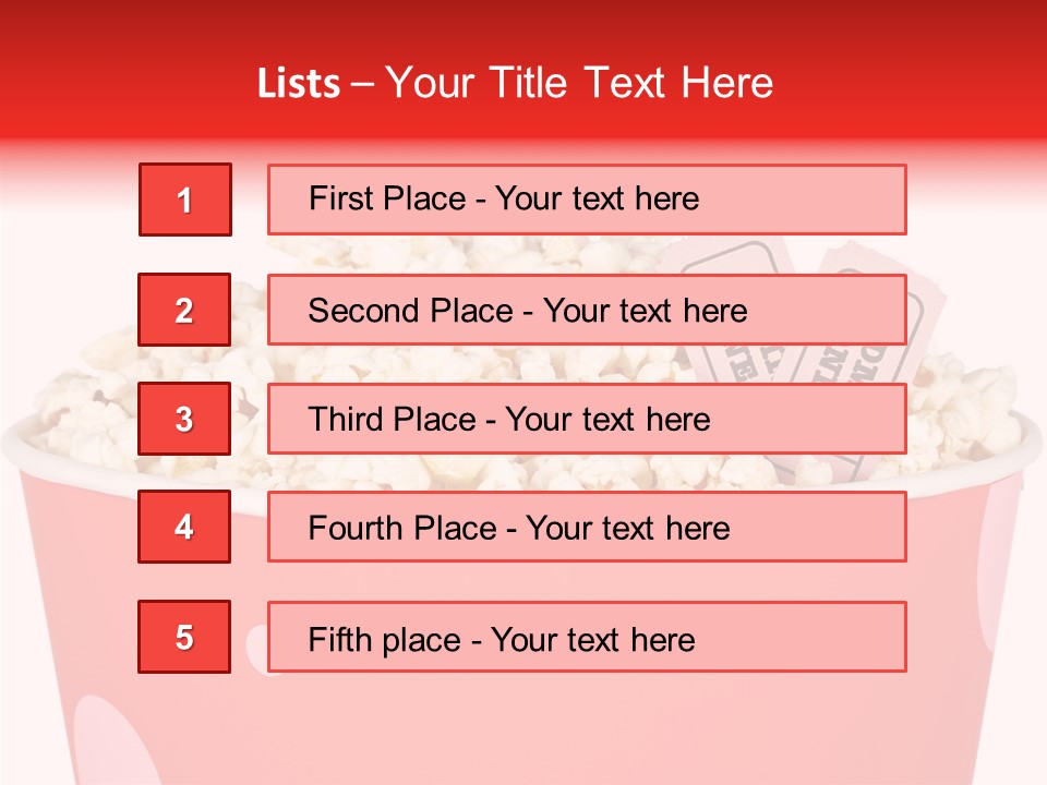 Corn Salty Theatre PowerPoint Template