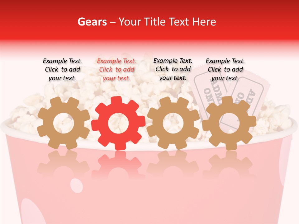 Corn Salty Theatre PowerPoint Template