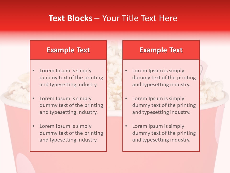 Corn Salty Theatre PowerPoint Template