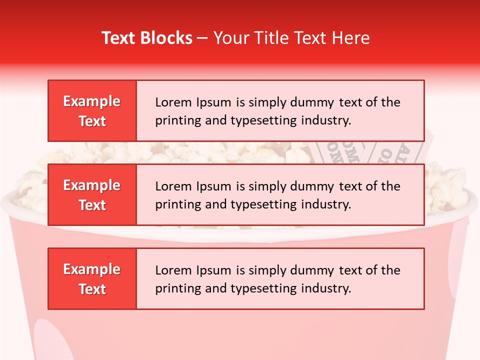 Corn Salty Theatre PowerPoint Template