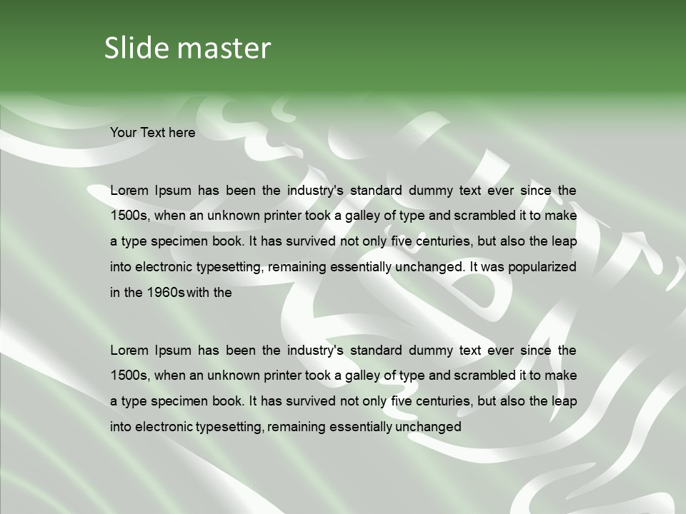 Audi-Arabia Ea T Fluttering PowerPoint Template