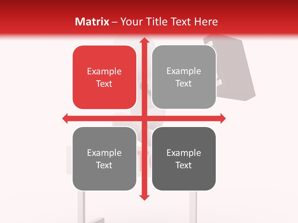 Finance Cartoon Team PowerPoint Template