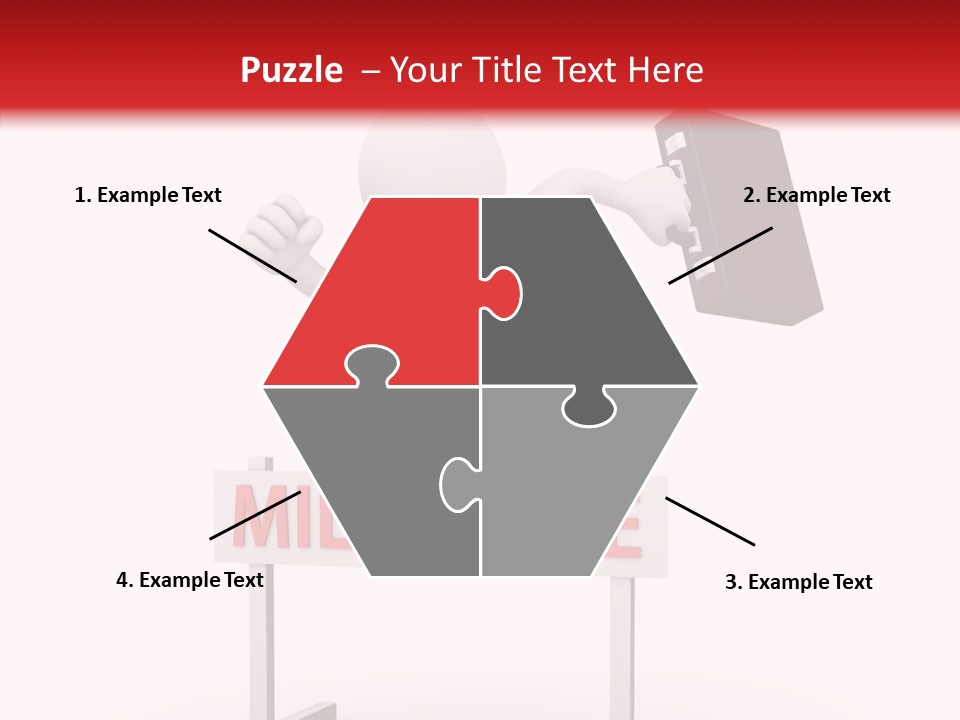 Finance Cartoon Team PowerPoint Template