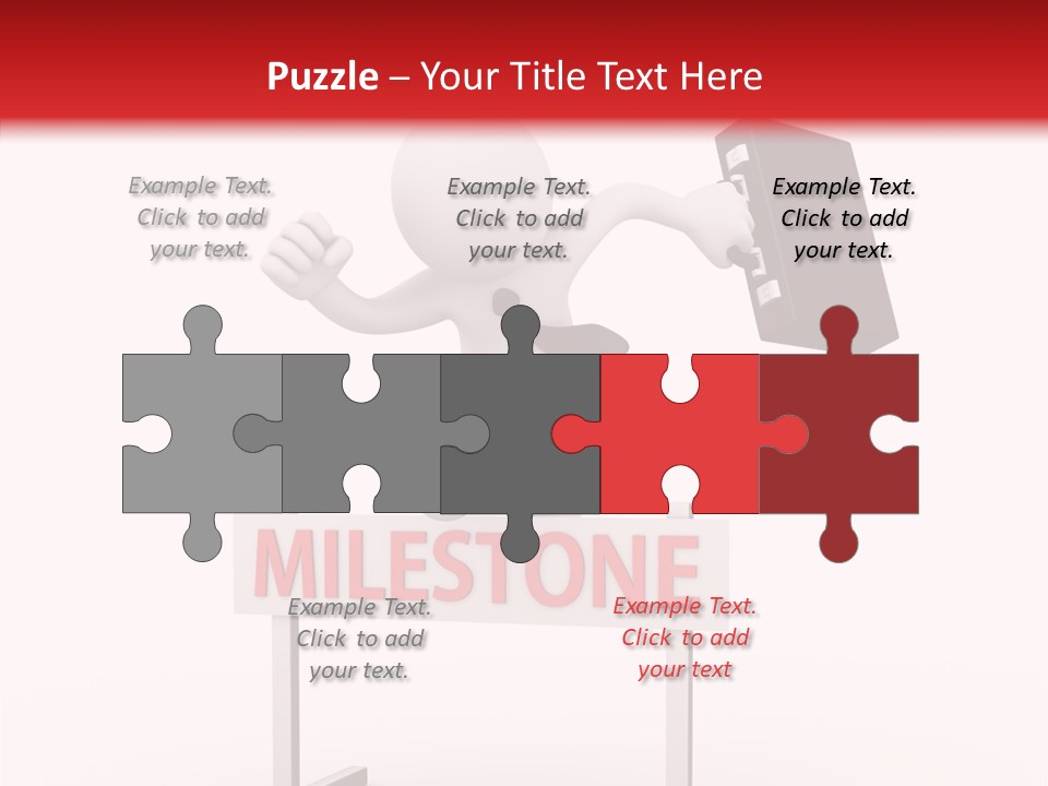 Finance Cartoon Team PowerPoint Template