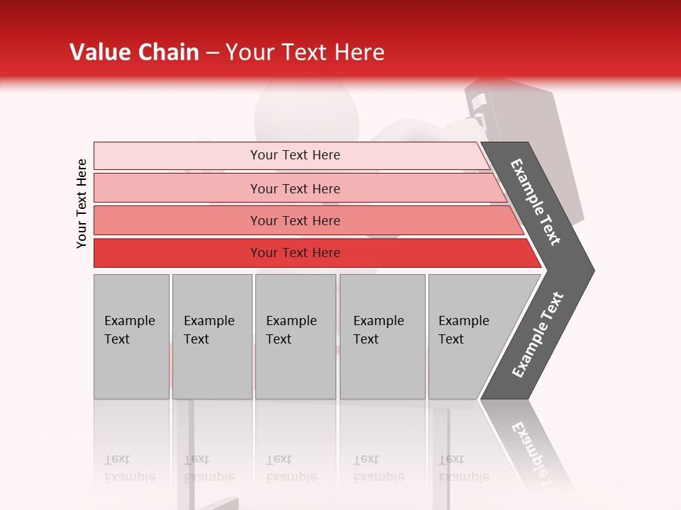 Finance Cartoon Team PowerPoint Template