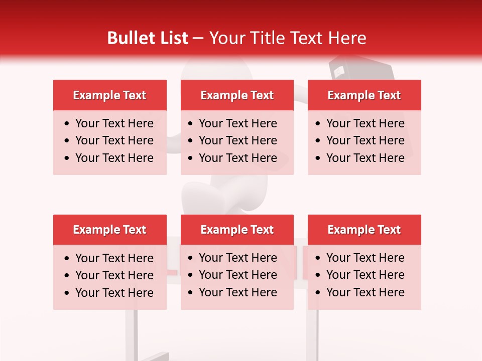 Finance Cartoon Team PowerPoint Template