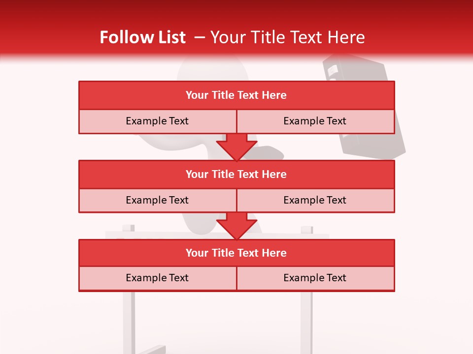 Finance Cartoon Team PowerPoint Template