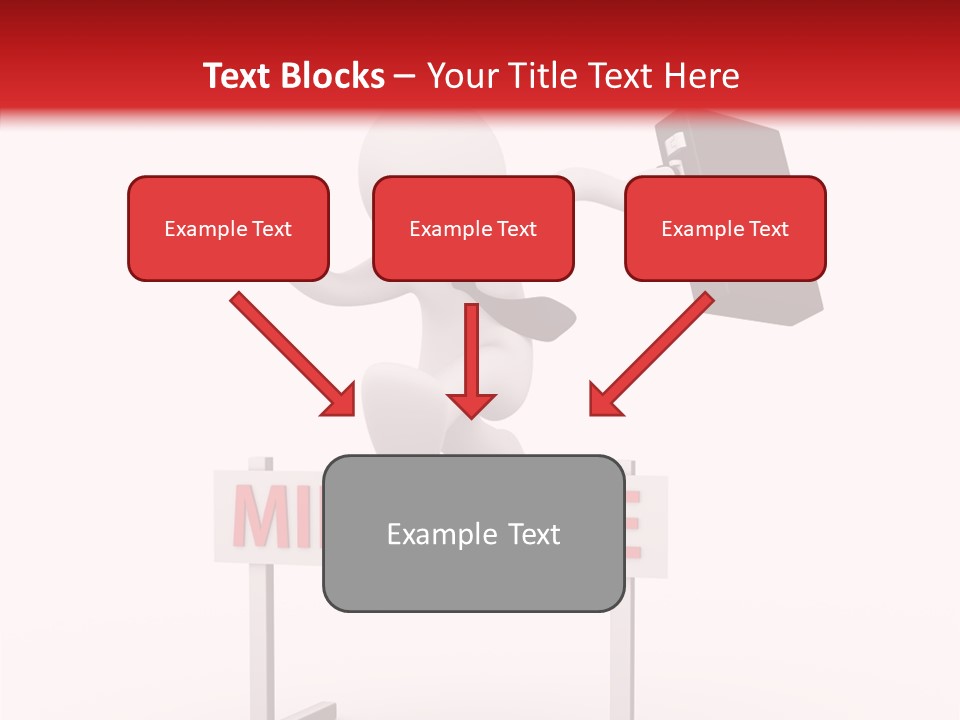 Finance Cartoon Team PowerPoint Template