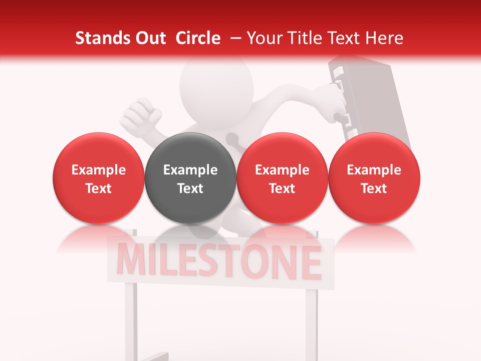 Finance Cartoon Team PowerPoint Template