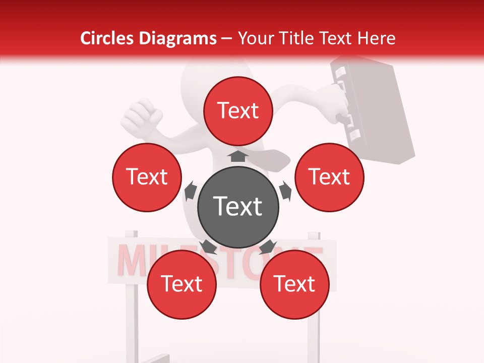 Finance Cartoon Team PowerPoint Template