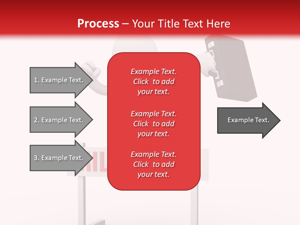 Finance Cartoon Team PowerPoint Template